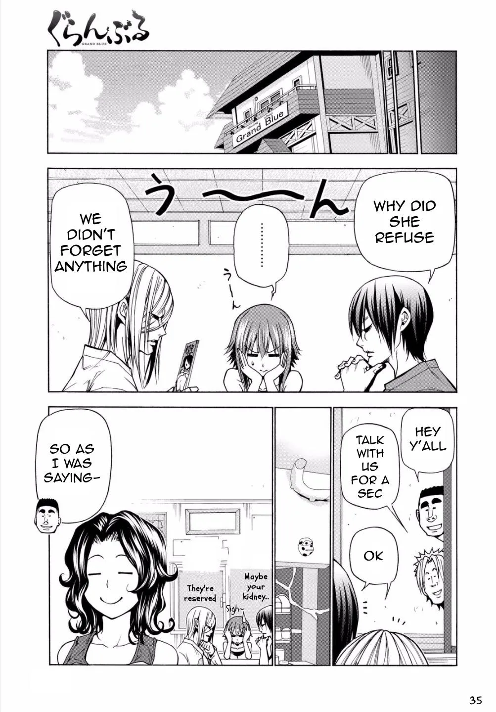 Read Grand Blue chapter 39 image 33 on Lezhin