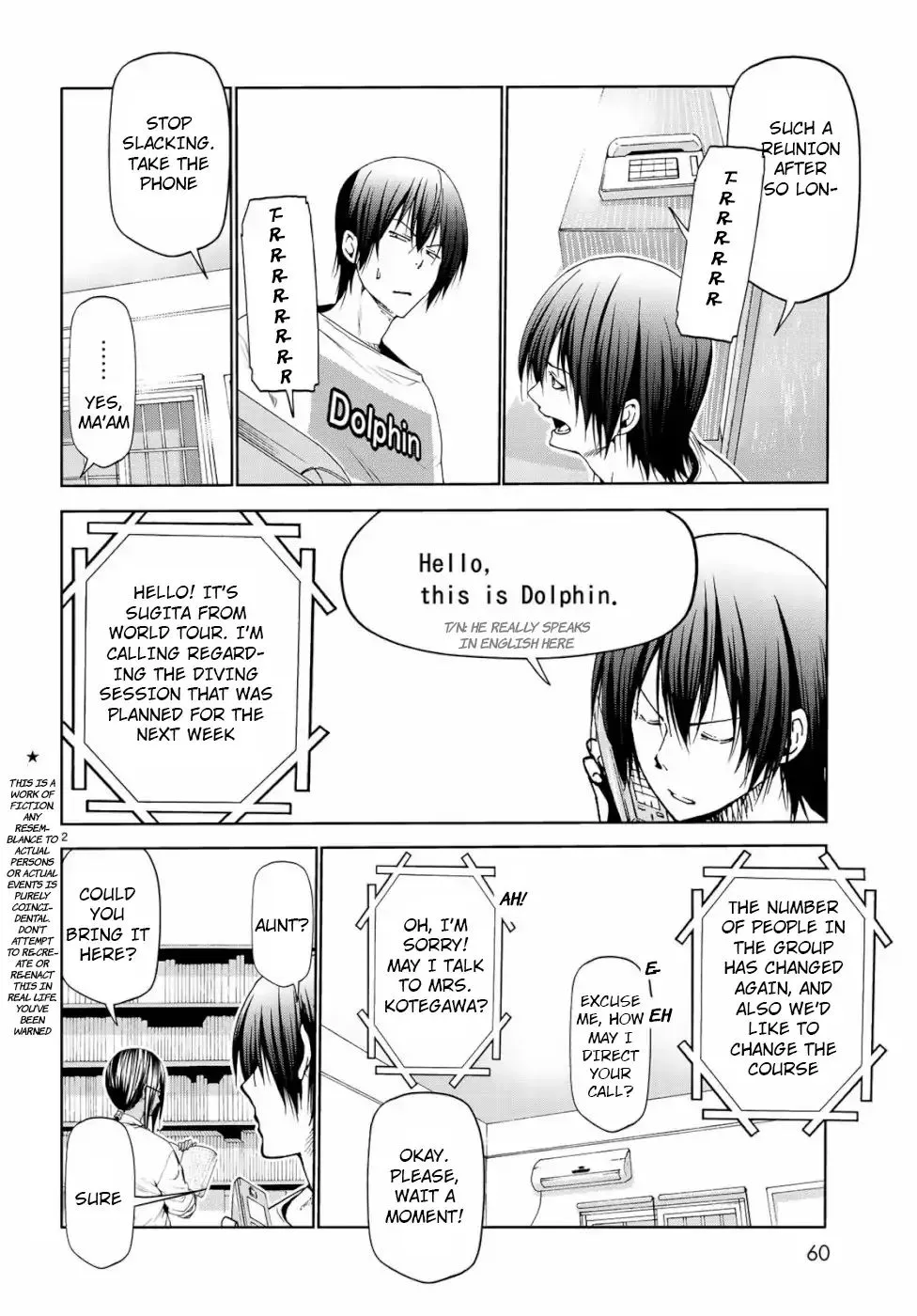 Read Grand Blue chapter 57 image 1 on Lezhin