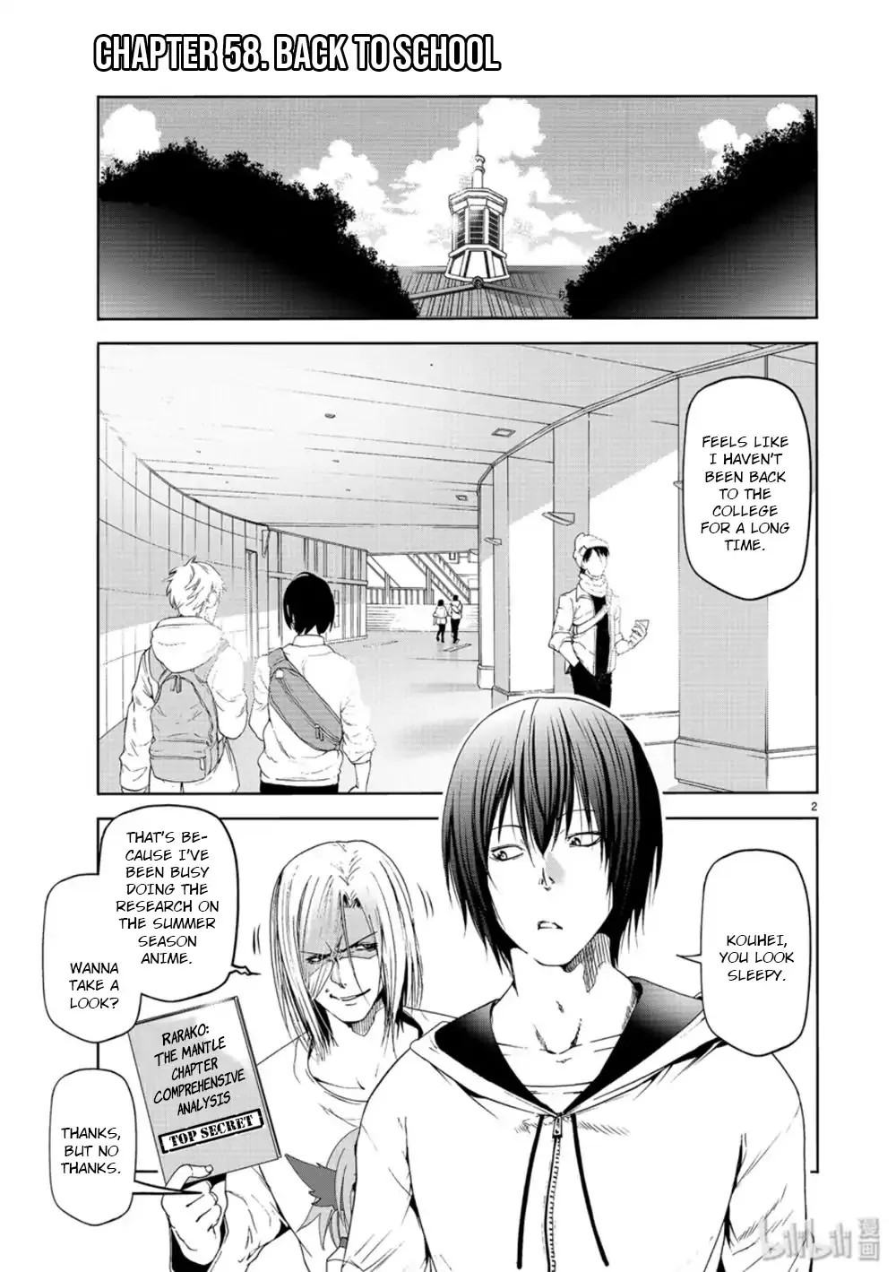 Read Grand Blue chapter 58 image 1 on Lezhin