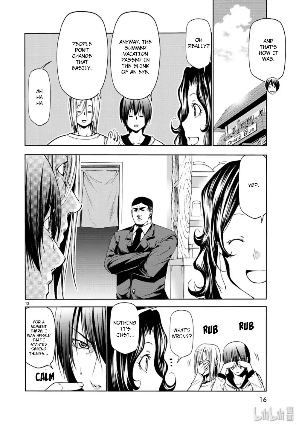 Read Grand Blue chapter 58 image 12 on Lezhin