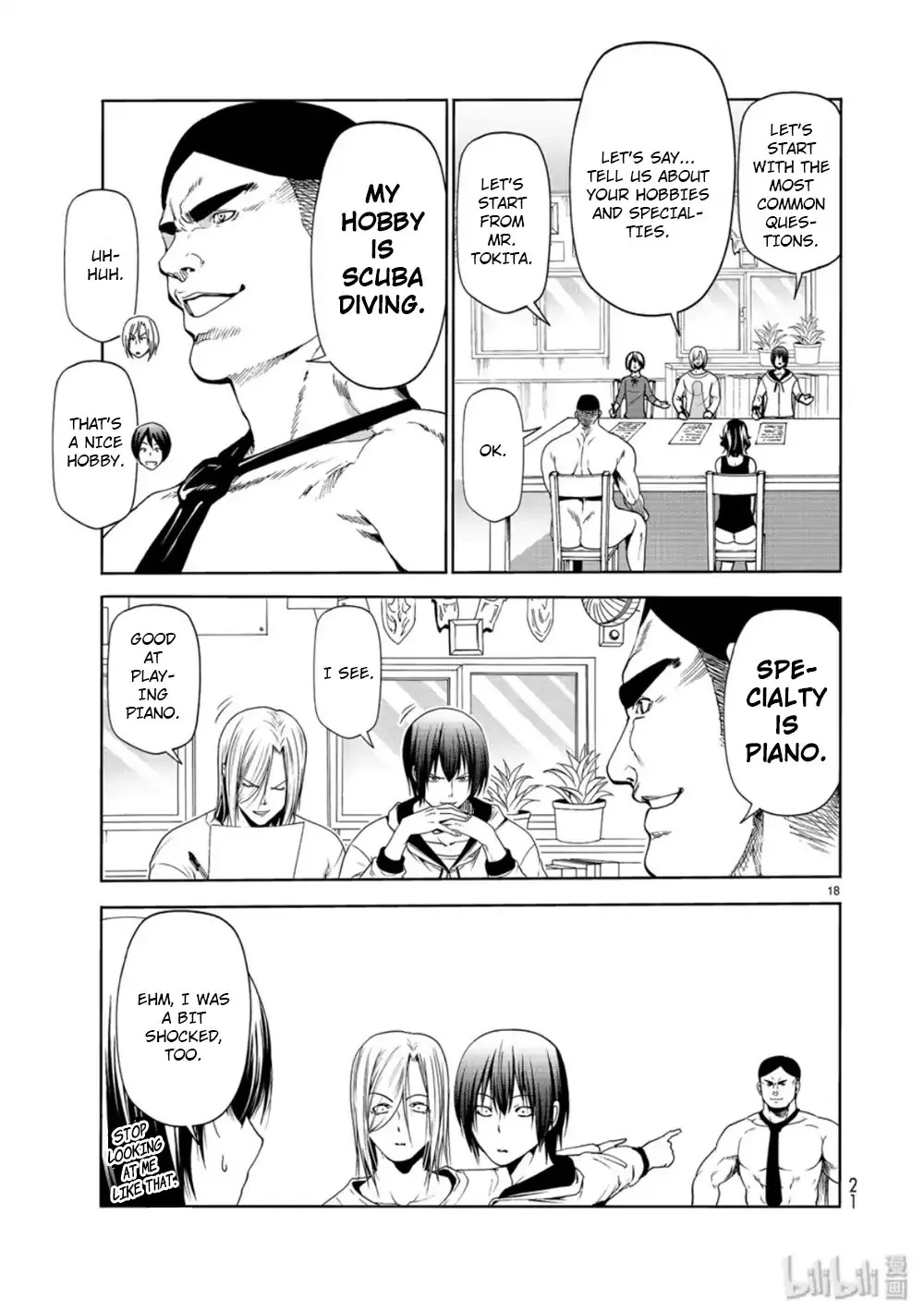 Read Grand Blue chapter 58 image 17 on Lezhin