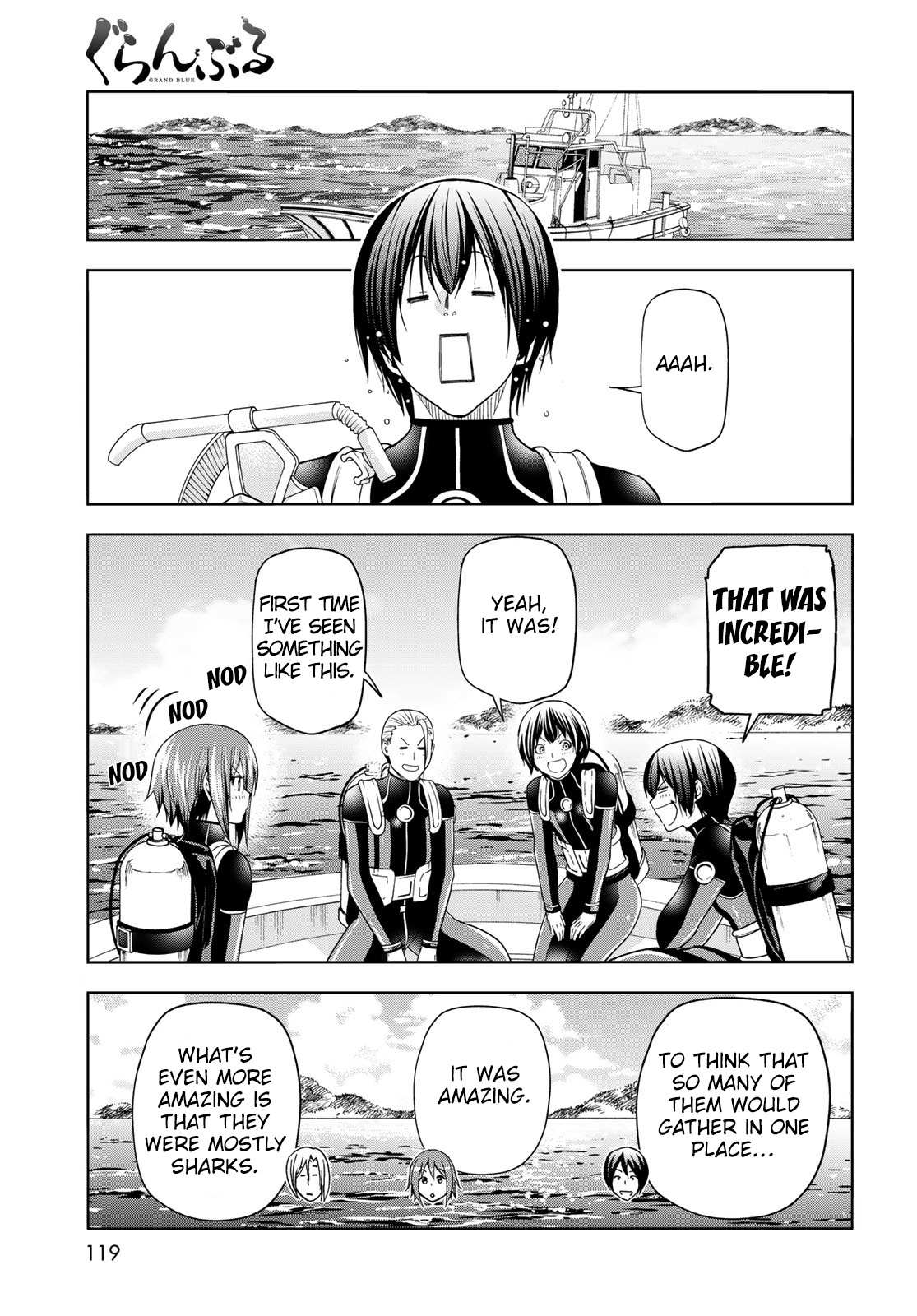 Read Grand Blue chapter 81 image 26 on Lezhin