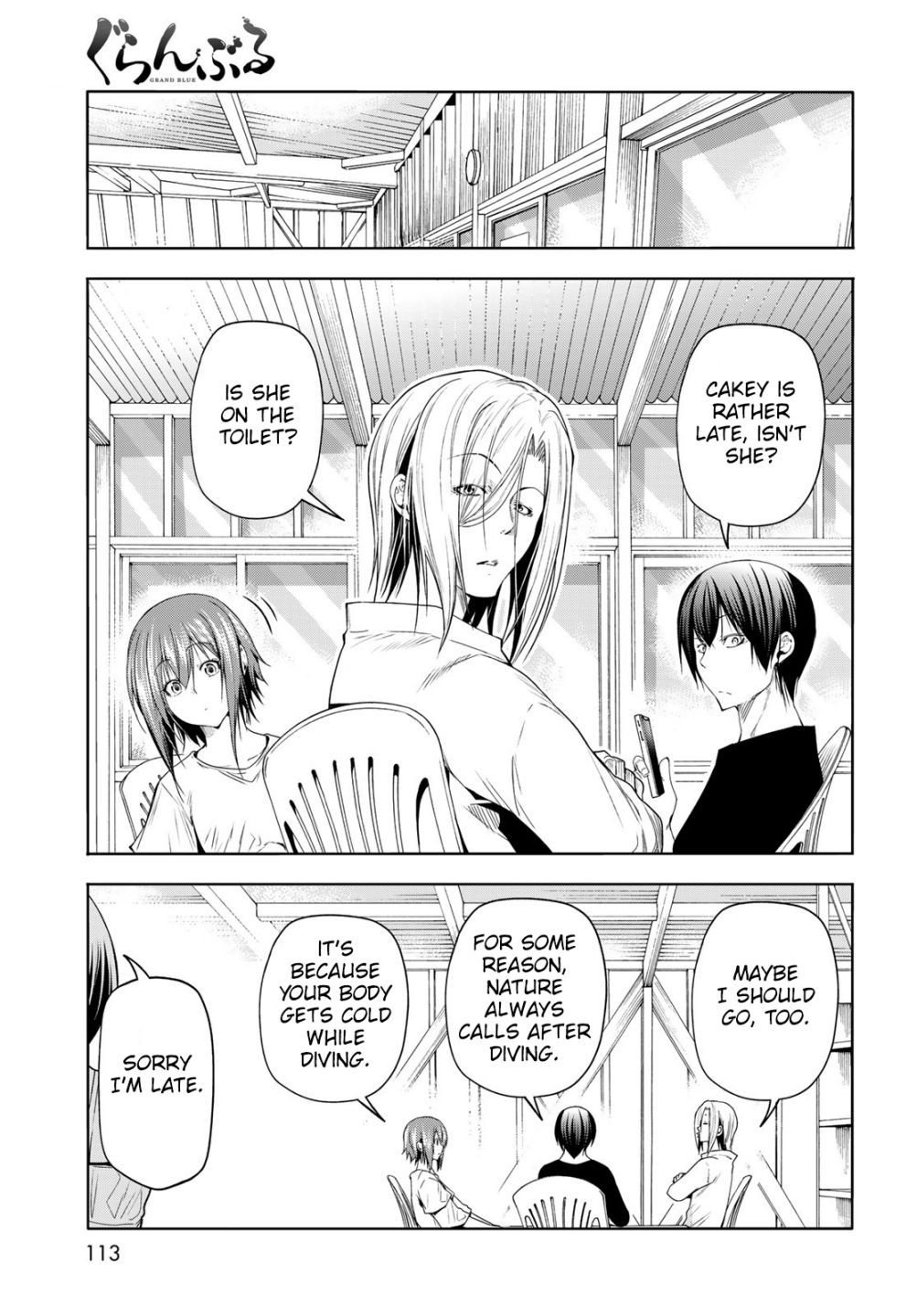 Read Grand Blue chapter 82 image 6 on Lezhin