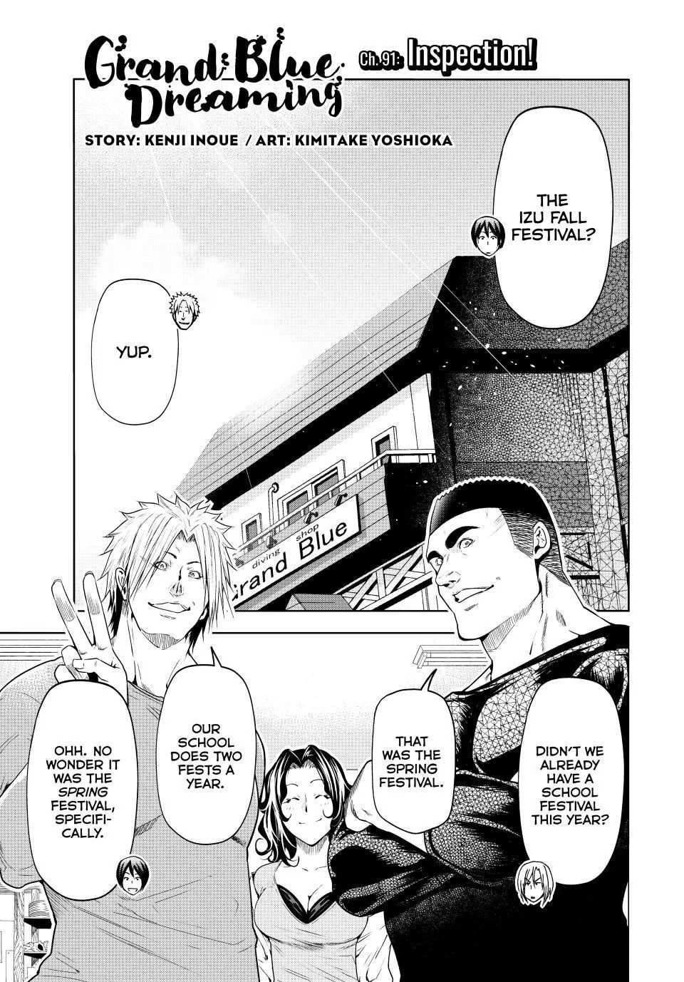 Read Grand Blue chapter 91 image 3 on Lezhin