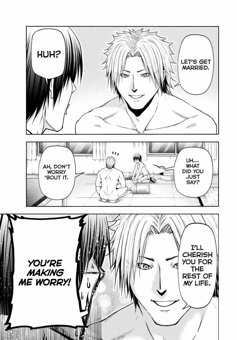 Read Grand Blue chapter 95 image 15 on Lezhin