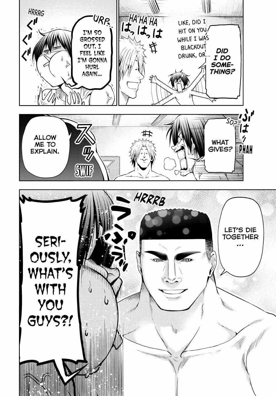 Read Grand Blue chapter 95 image 17 on Lezhin