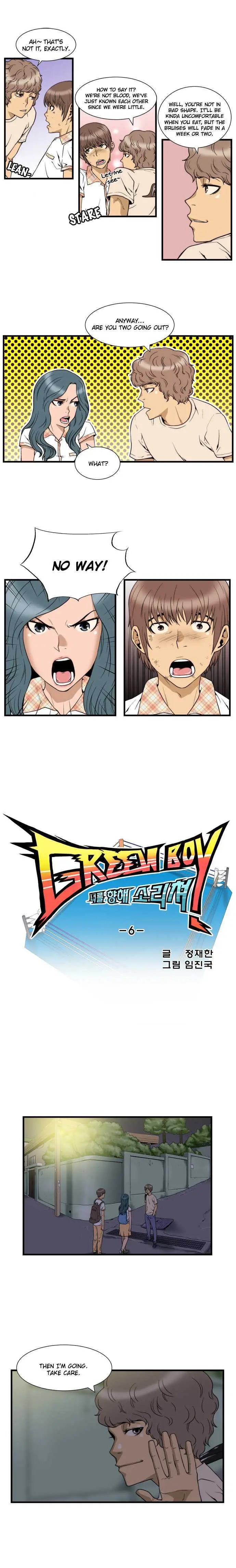Read Green Boy: Shouting to You chapter 6 image 2 on Lezhin
