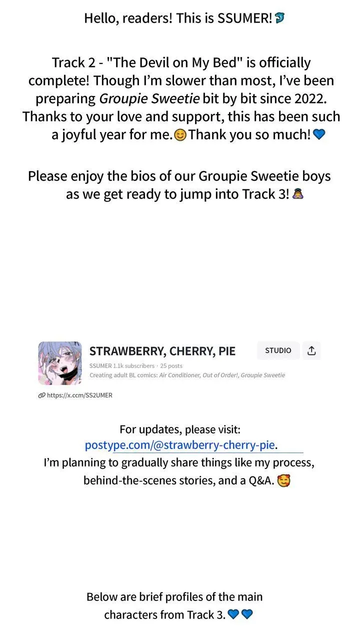 Read Groupie Sweetie chapter 31.99 image 1 on Lezhin