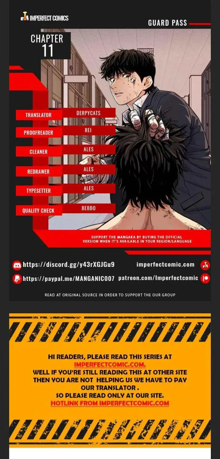 Read Guard Pass chapter 11 image 0 on Lezhin