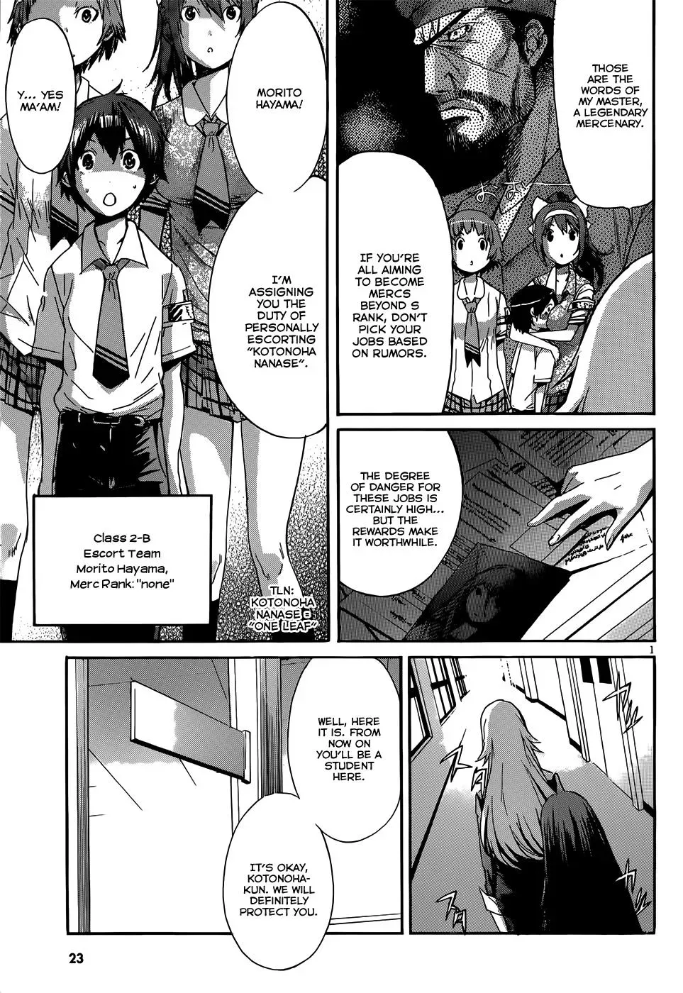 Read Gun Clover chapter 1 image 4 on Lezhin