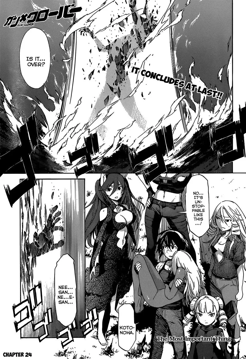 Read Gun Clover chapter 24 image 1 on Lezhin