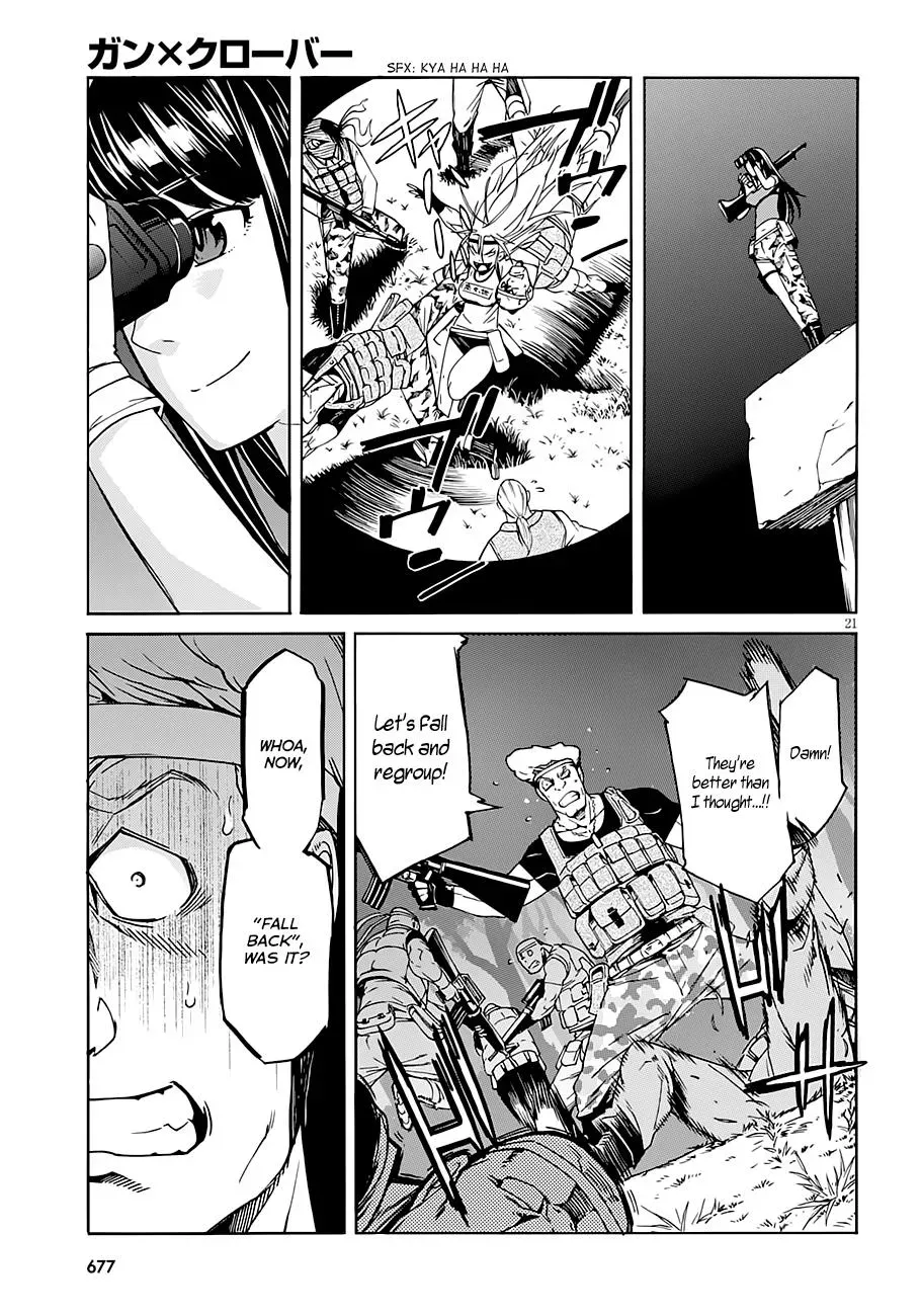 Read Gun Clover chapter 42 image 21 on Lezhin
