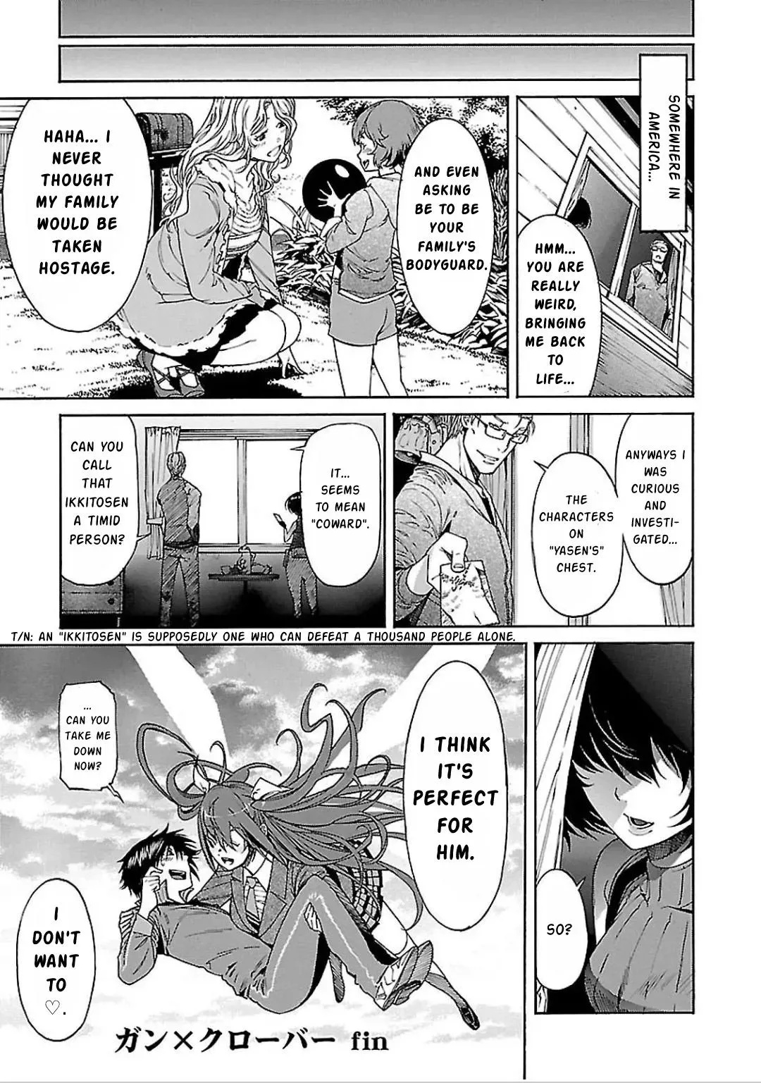 Read Gun Clover chapter 60 image 22 on Lezhin