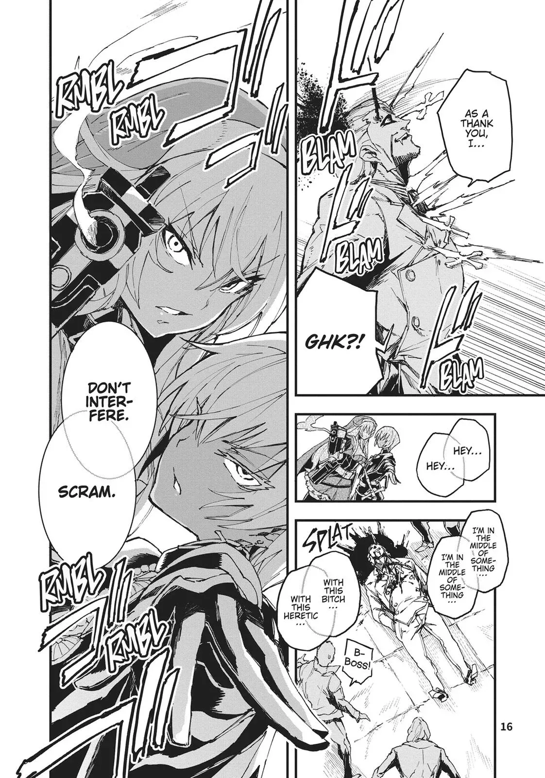 Read GUNBURED × SISTERS chapter 6 image 16 on Lezhin
