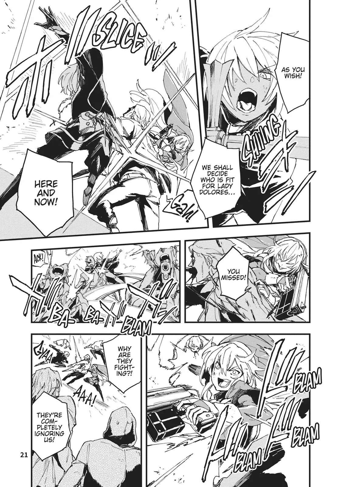 Read GUNBURED × SISTERS chapter 6 image 21 on Lezhin