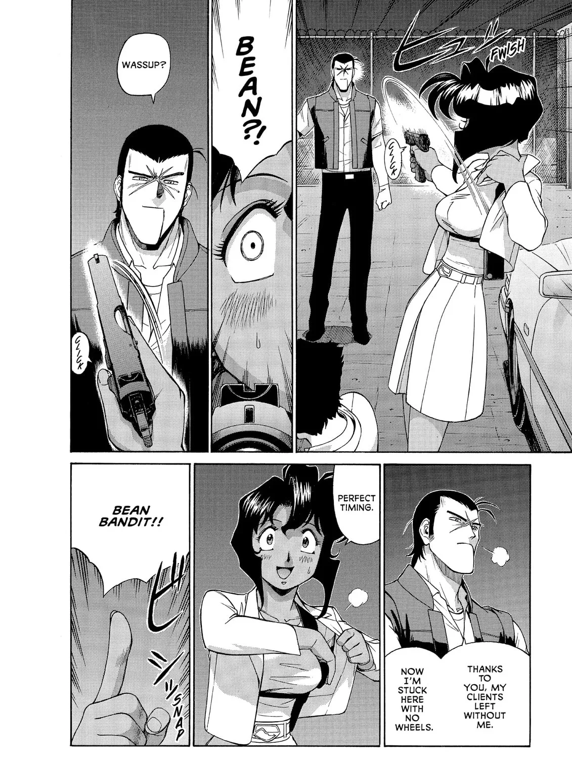Read GUNSMITH CATS BURST chapter 2 image 14 on Lezhin