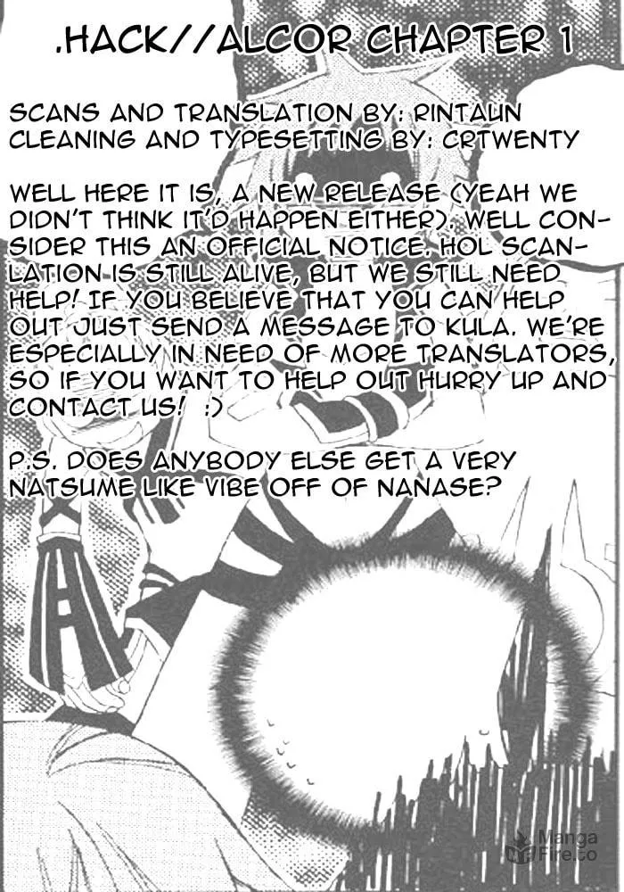 Read .hack//Alcor chapter 1 image 24 on Lezhin