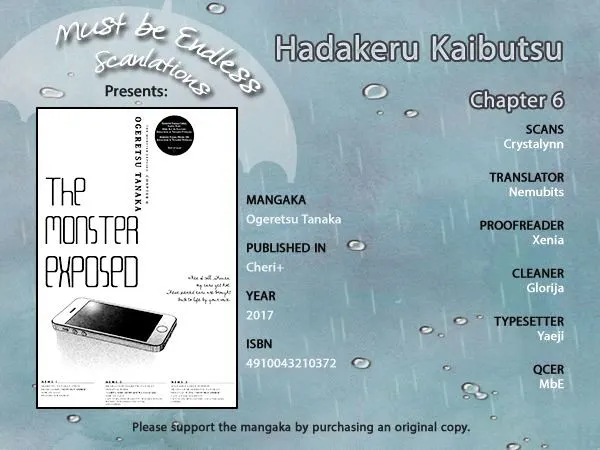 Hadakeru Kaibutsu Chapter 6 page 1 - 