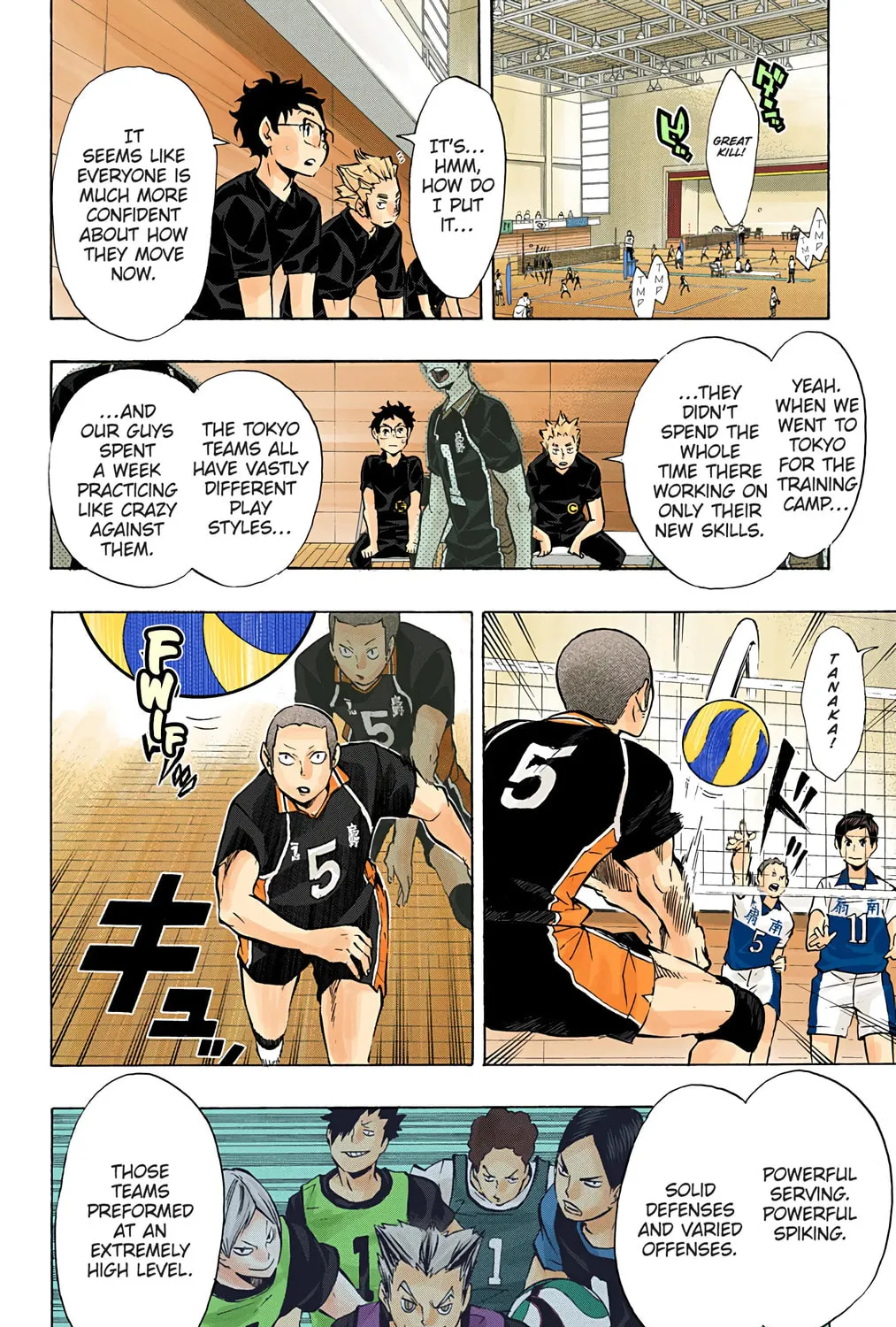 Read Haikyu!! (Official Colored) (Colored) chapter 100 image 6 on Lezhin