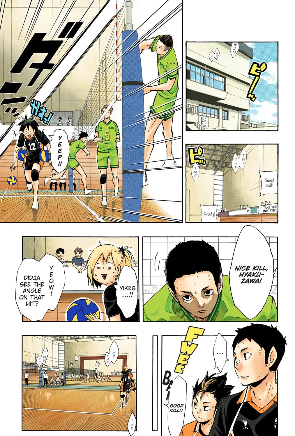 Read Haikyu!! (Official Colored) (Colored) chapter 102 image 12 on Lezhin