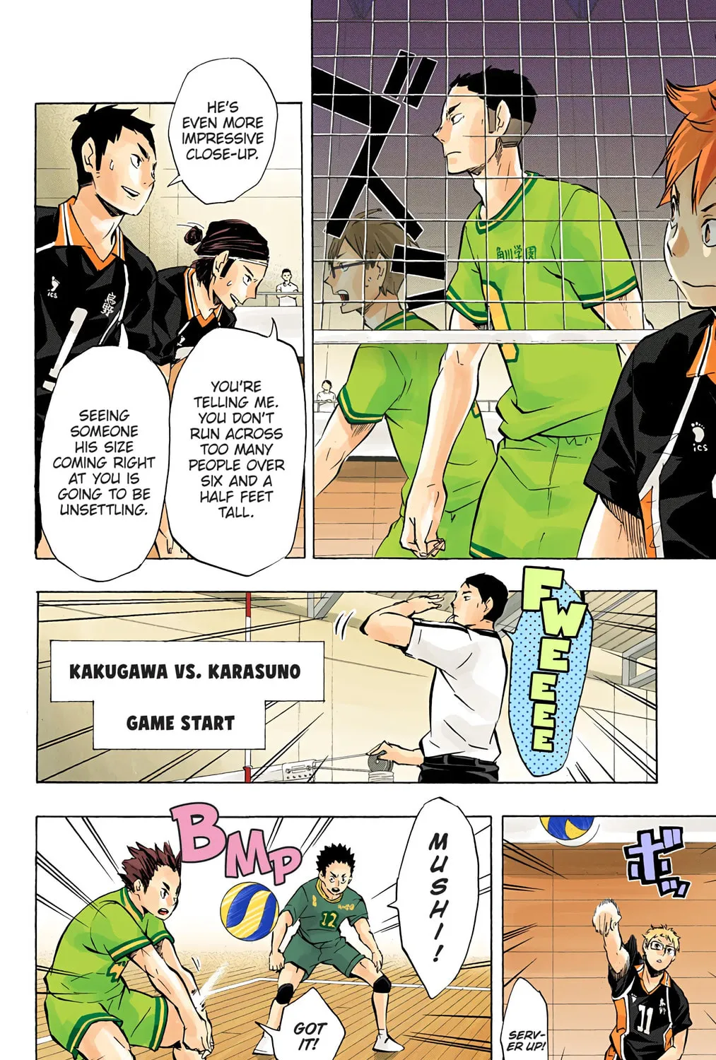 Read Haikyu!! (Official Colored) (Colored) chapter 102 image 18 on Lezhin