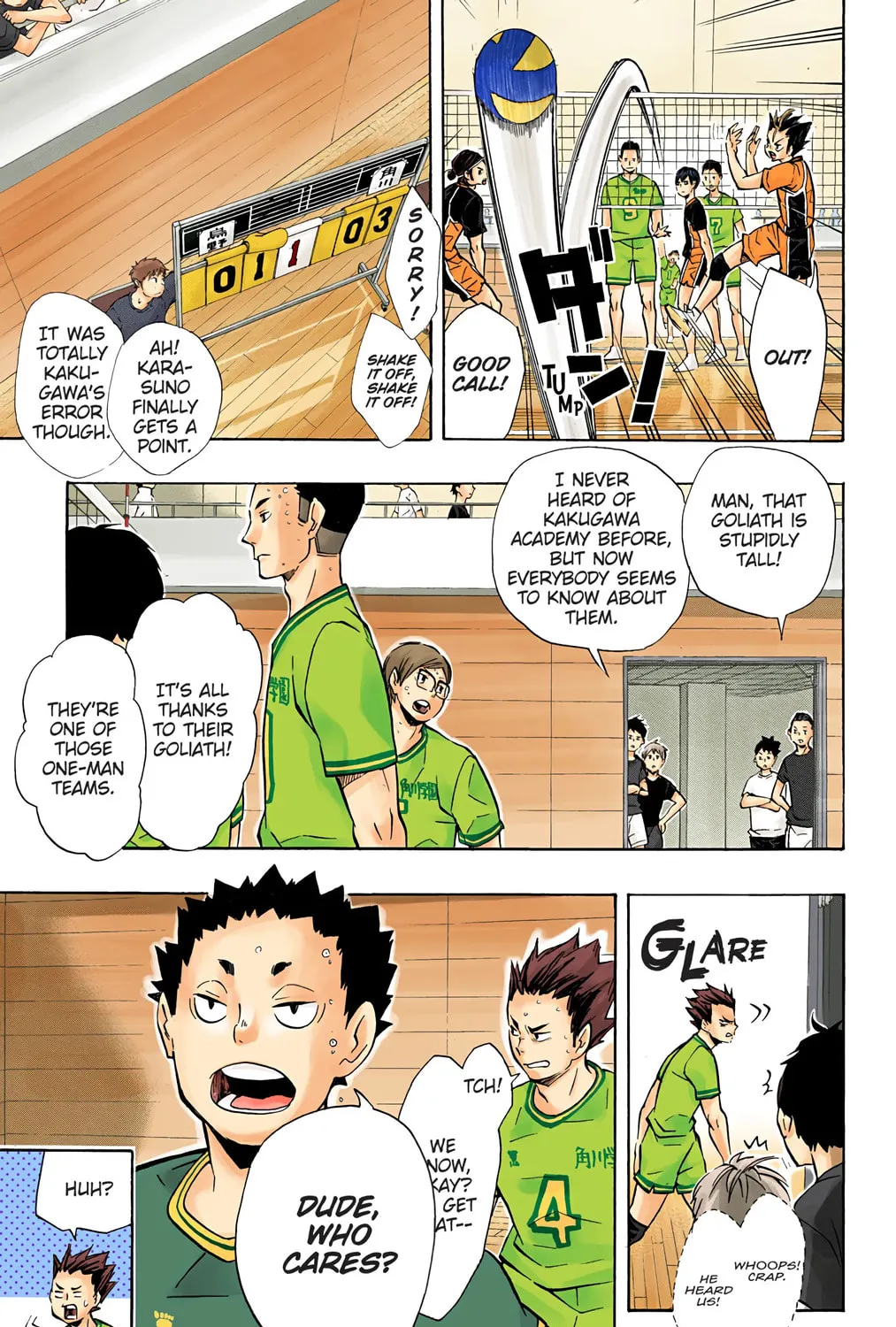 Read Haikyu!! (Official Colored) (Colored) chapter 103 image 14 on Lezhin