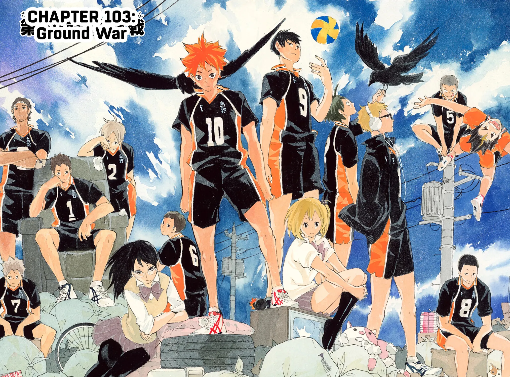 Read Haikyu!! (Official Colored) (Colored) chapter 103 image 2 on Lezhin