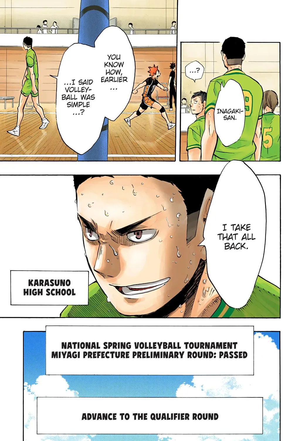Read Haikyu!! (Official Colored) (Colored) chapter 104 image 58 on Lezhin