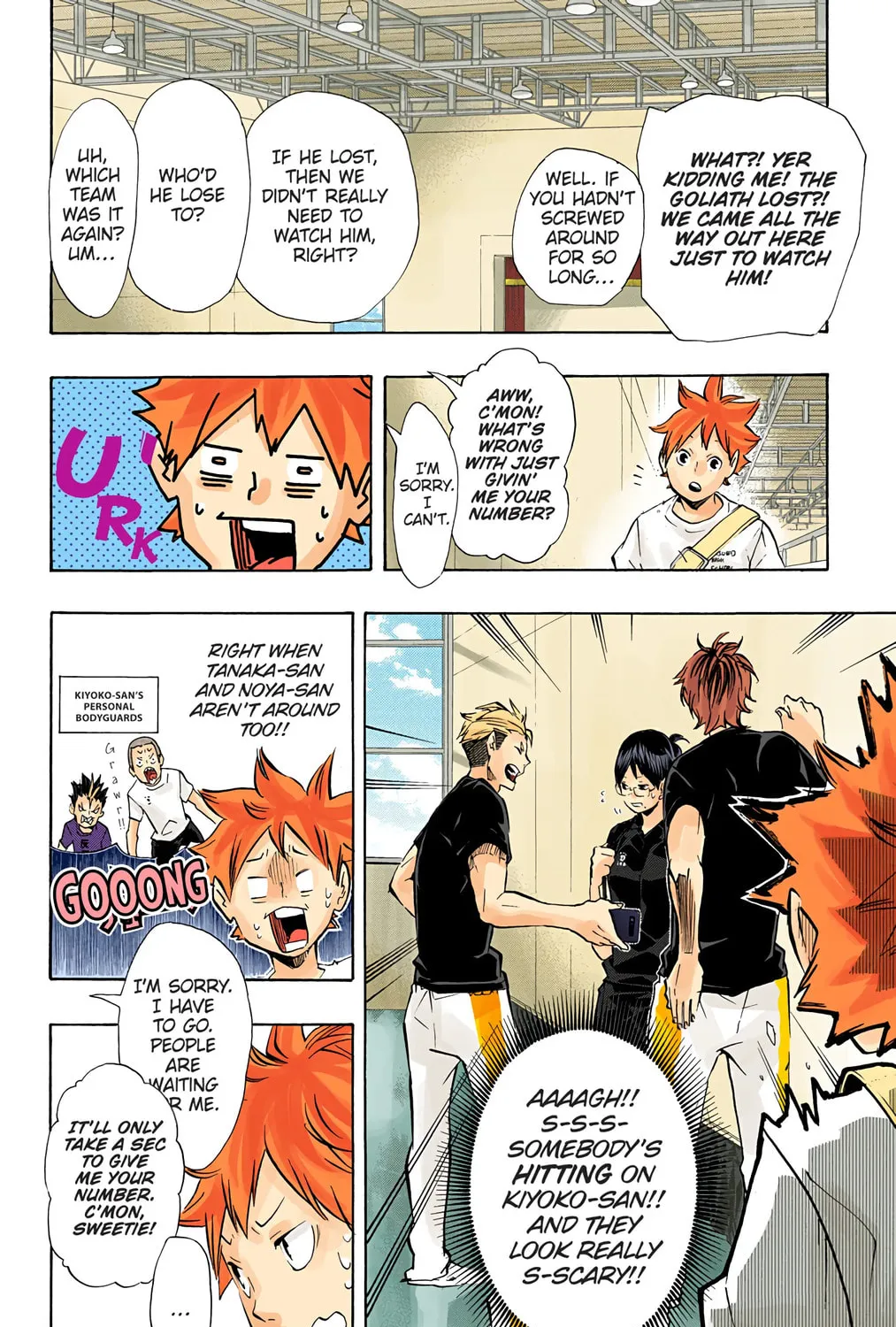 Read Haikyu!! (Official Colored) (Colored) chapter 105 image 12 on Lezhin