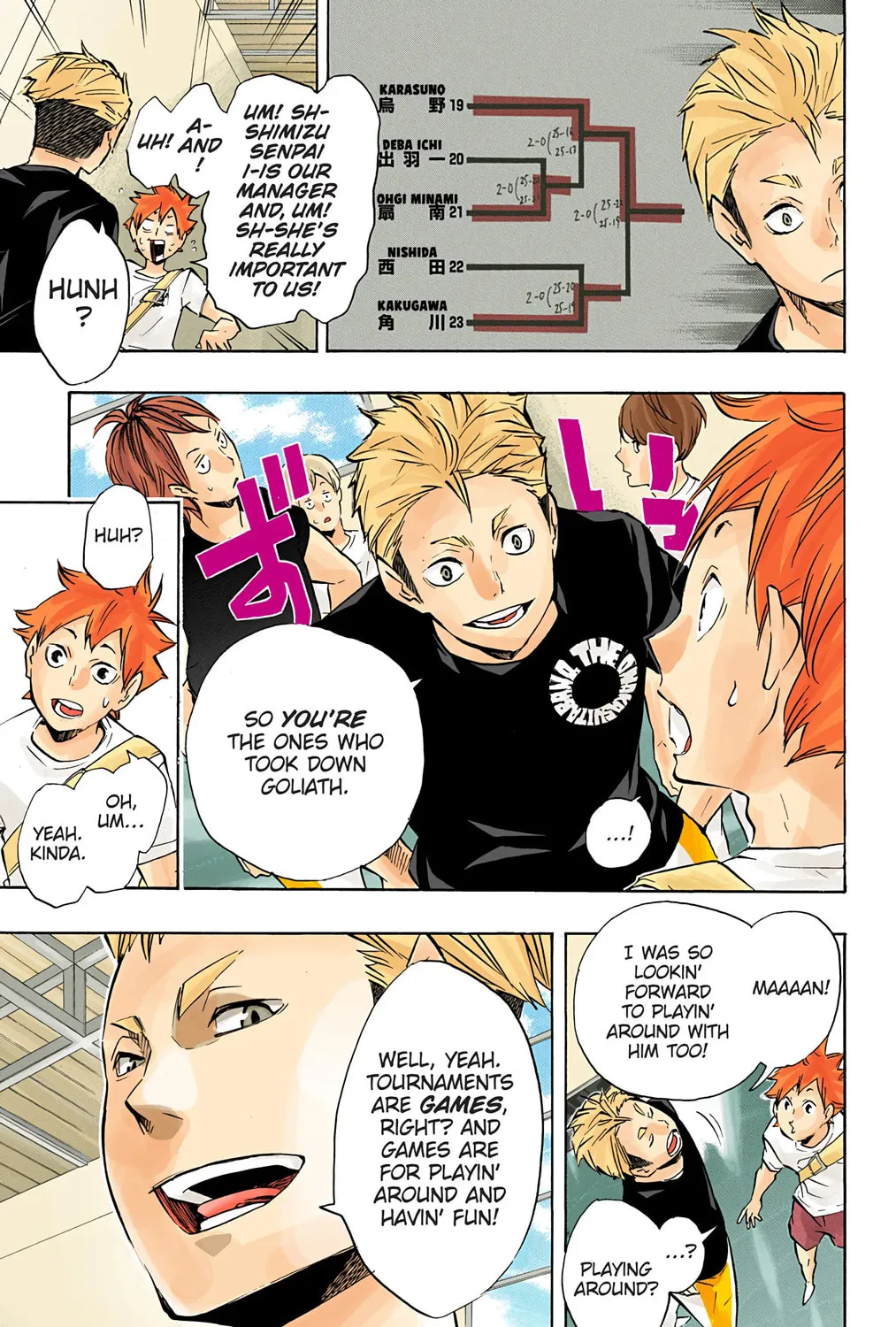 Read Haikyu!! (Official Colored) (Colored) chapter 105 image 18 on Lezhin