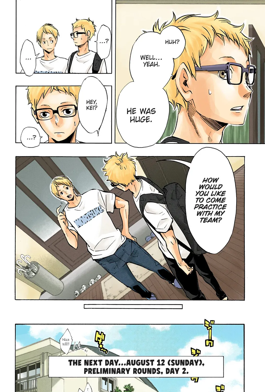 Read Haikyu!! (Official Colored) (Colored) chapter 105 image 30 on Lezhin