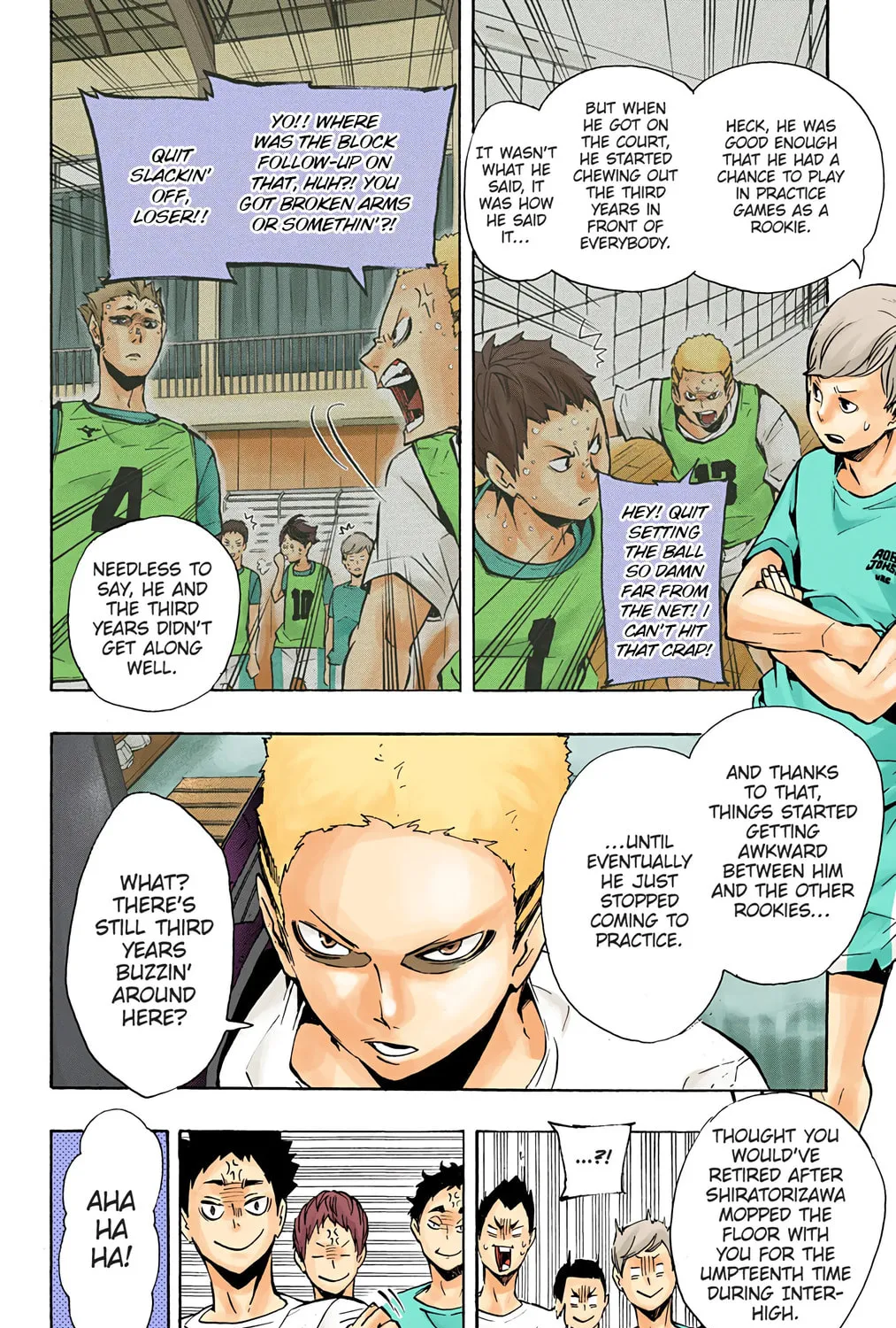 Read Haikyu!! (Official Colored) (Colored) chapter 107 image 2 on Lezhin