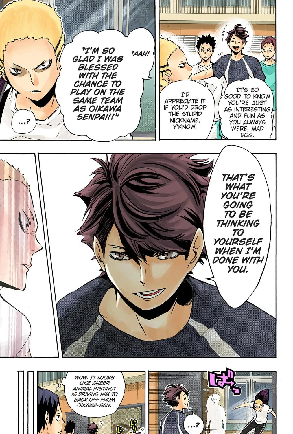 Read Haikyu!! (Official Colored) (Colored) chapter 107 image 4 on Lezhin