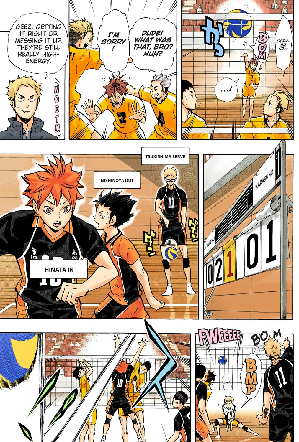 Read Haikyu!! (Official Colored) (Colored) chapter 109 image 30 on Lezhin