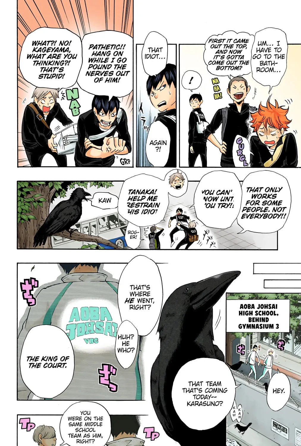 Read Haikyu!! (Official Colored) (Colored) chapter 11 image 2 on Lezhin