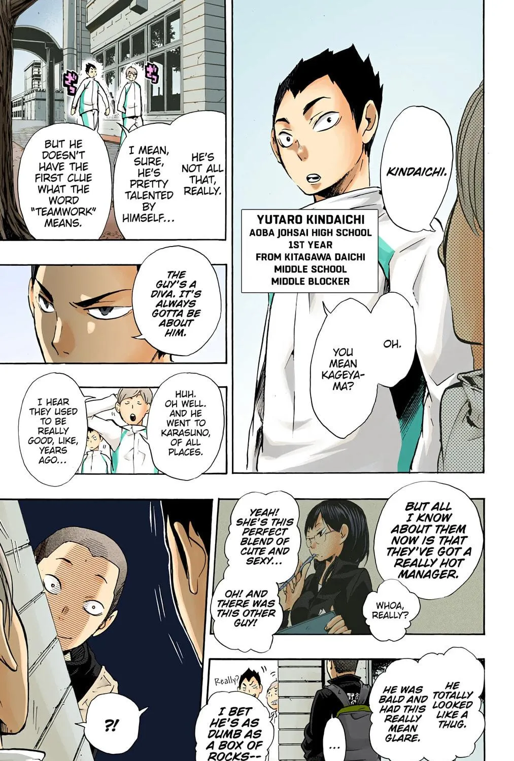 Read Haikyu!! (Official Colored) (Colored) chapter 11 image 4 on Lezhin