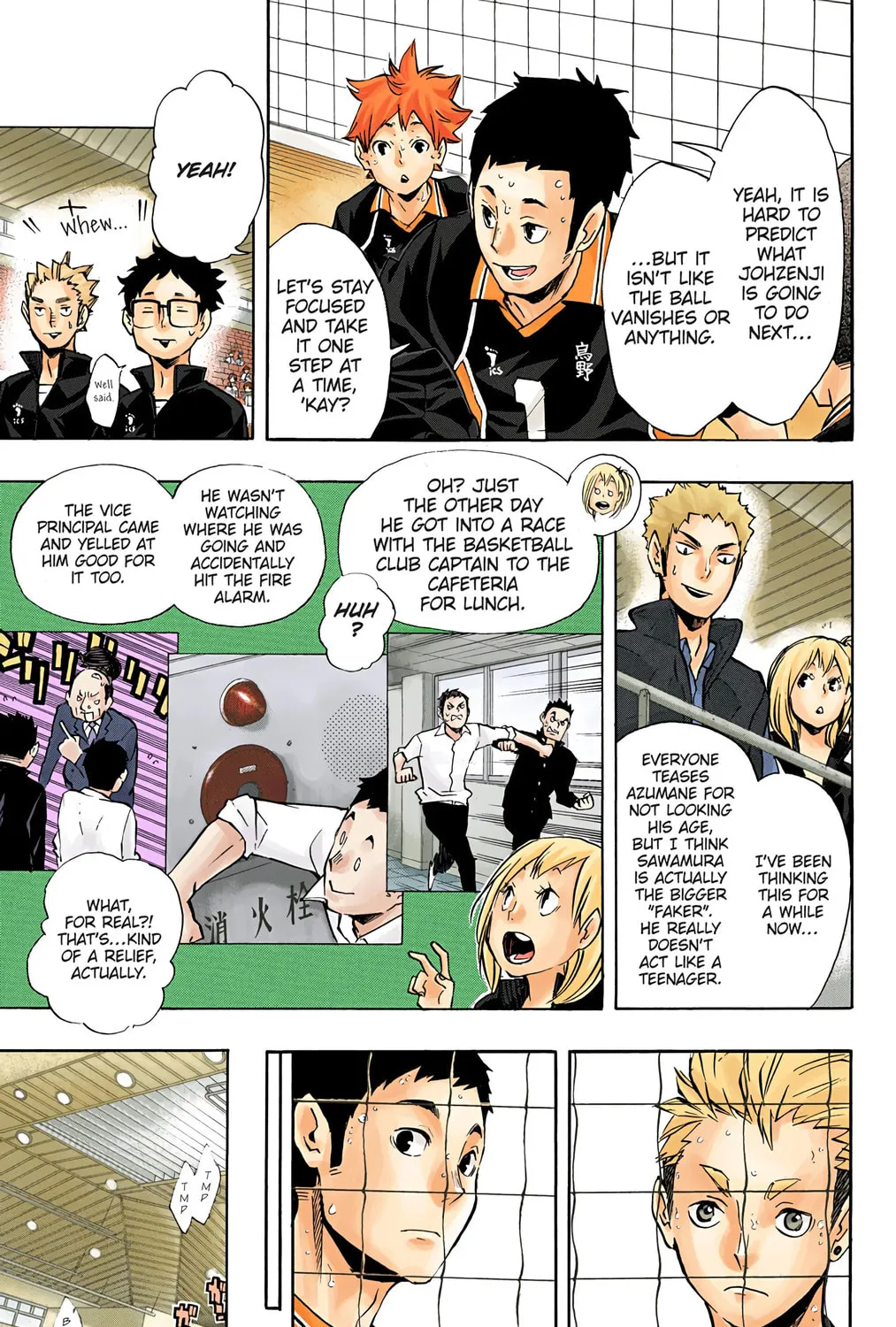 Read Haikyu!! (Official Colored) (Colored) chapter 110 image 12 on Lezhin
