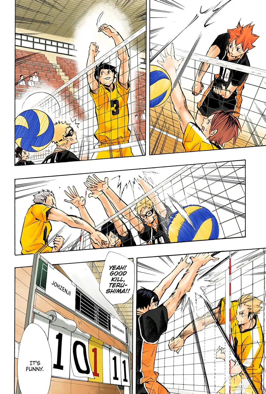 Read Haikyu!! (Official Colored) (Colored) chapter 110 image 14 on Lezhin