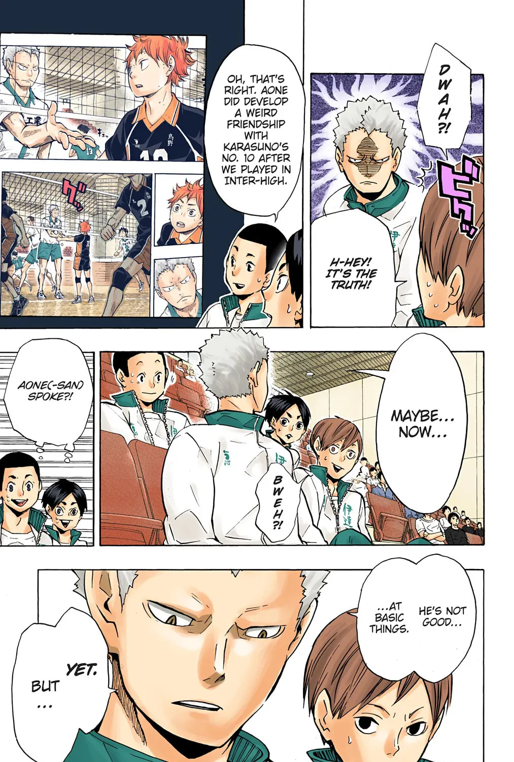 Read Haikyu!! (Official Colored) (Colored) chapter 111 image 12 on Lezhin