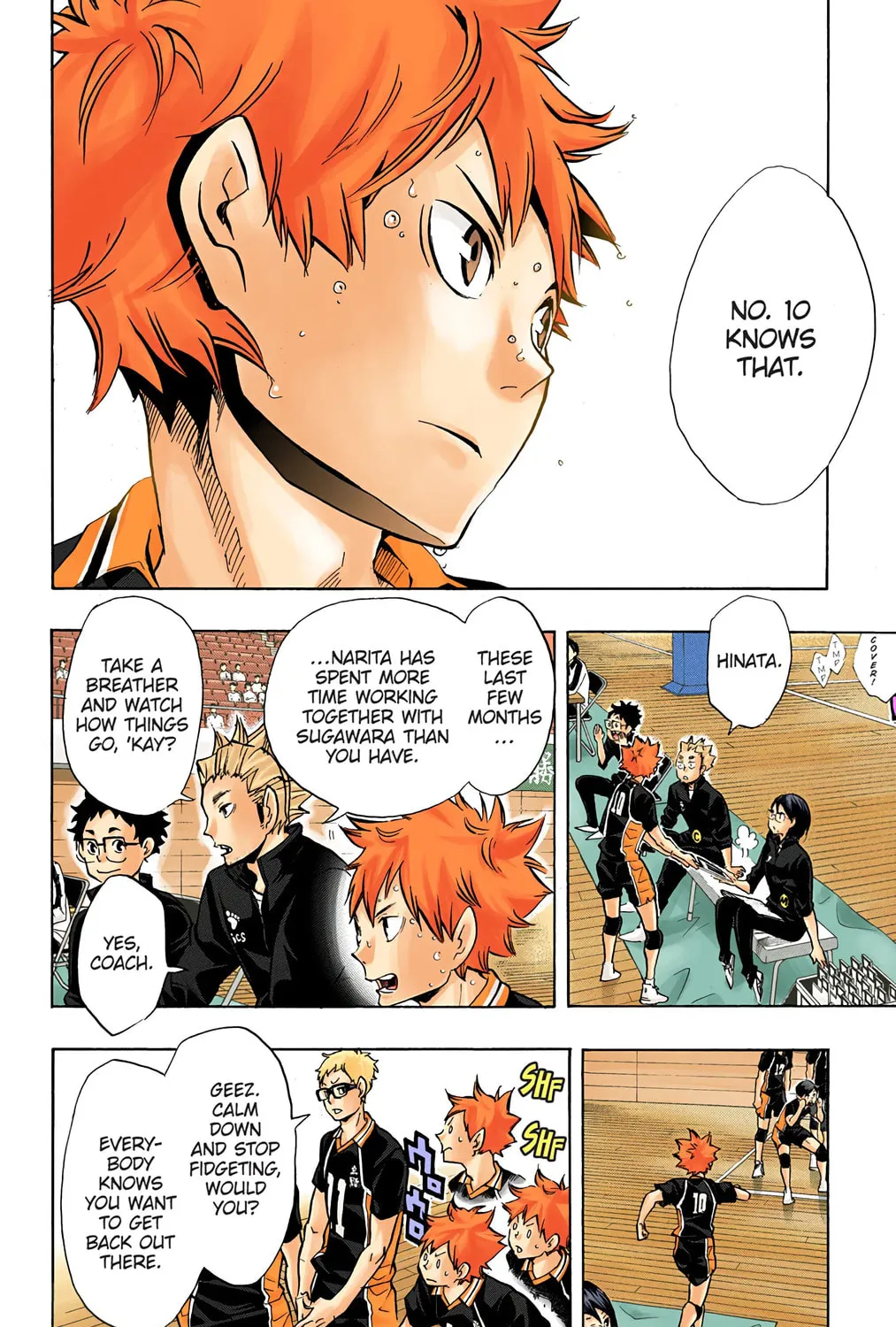 Read Haikyu!! (Official Colored) (Colored) chapter 111 image 14 on Lezhin