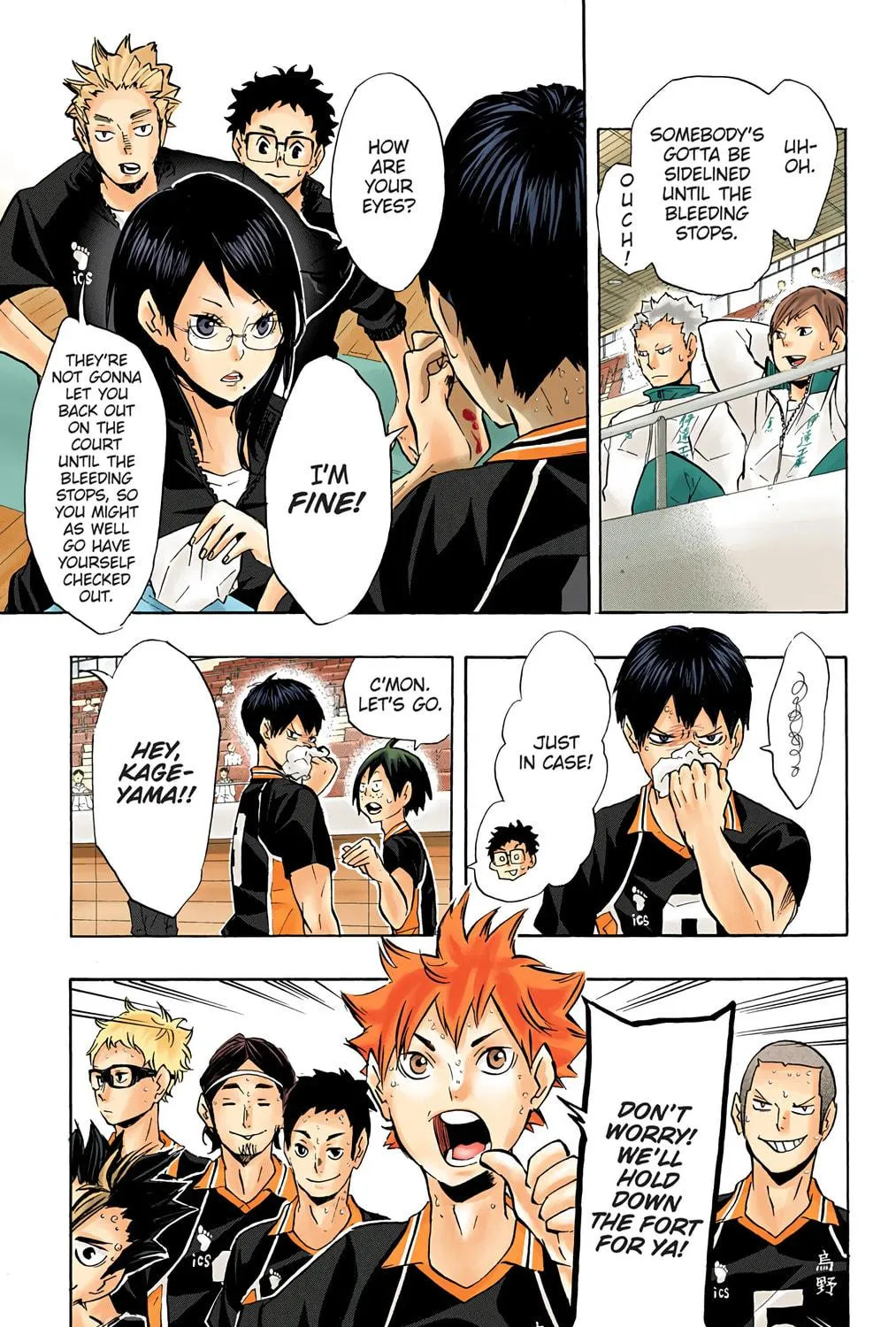 Read Haikyu!! (Official Colored) (Colored) chapter 111 image 4 on Lezhin