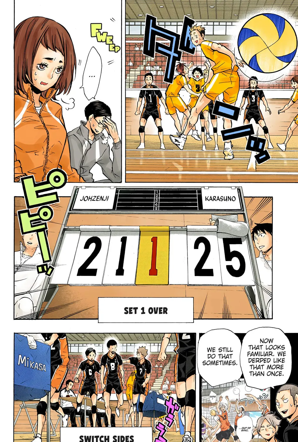 Read Haikyu!! (Official Colored) (Colored) chapter 112 image 6 on Lezhin