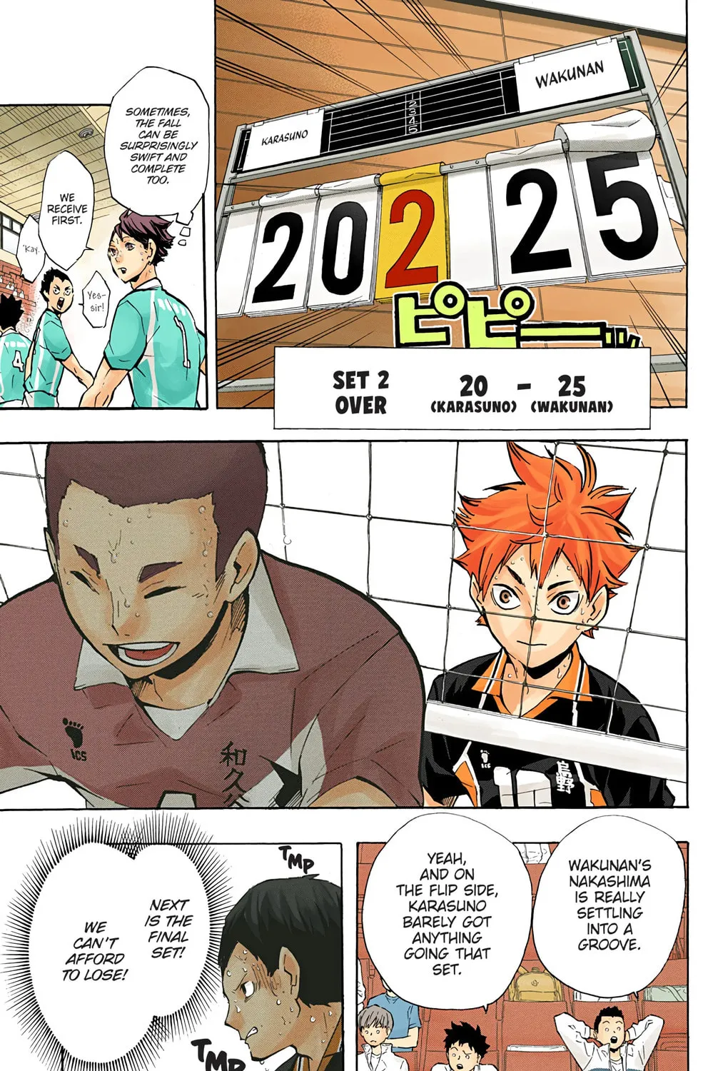 Read Haikyu!! (Official Colored) (Colored) chapter 121 image 8 on Lezhin
