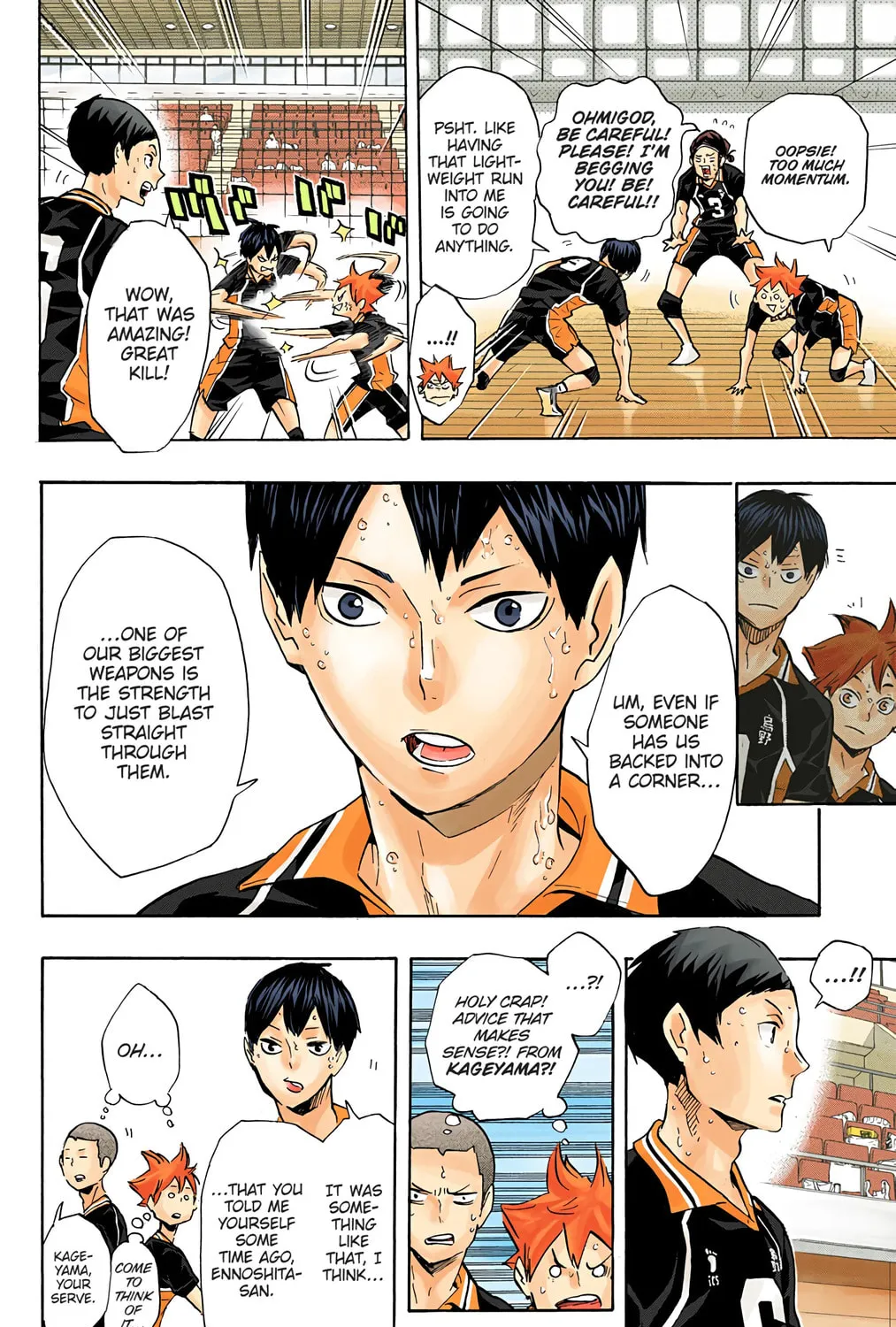 Read Haikyu!! (Official Colored) (Colored) chapter 122 image 2 on Lezhin
