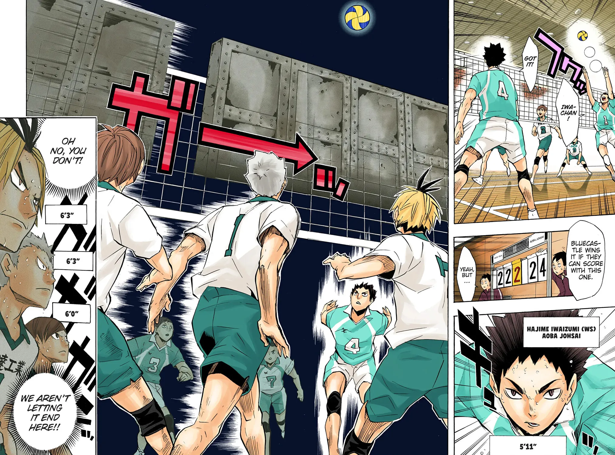 Read Haikyu!! (Official Colored) (Colored) chapter 127 image 34 on Lezhin
