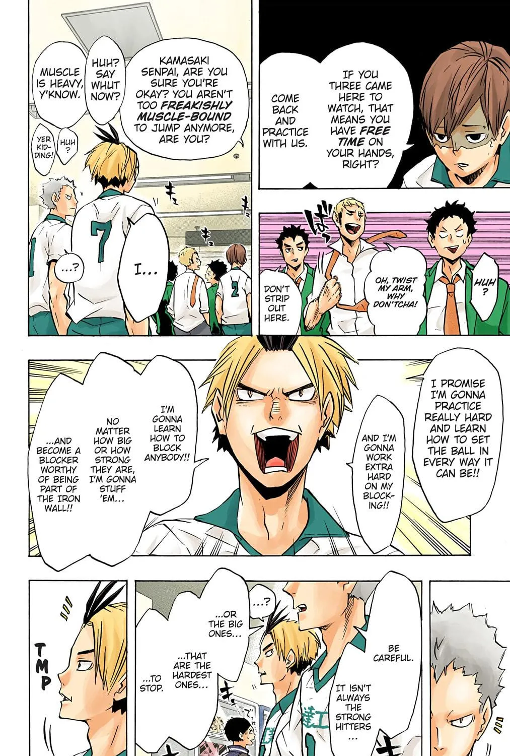 Read Haikyu!! (Official Colored) (Colored) chapter 128 image 16 on Lezhin