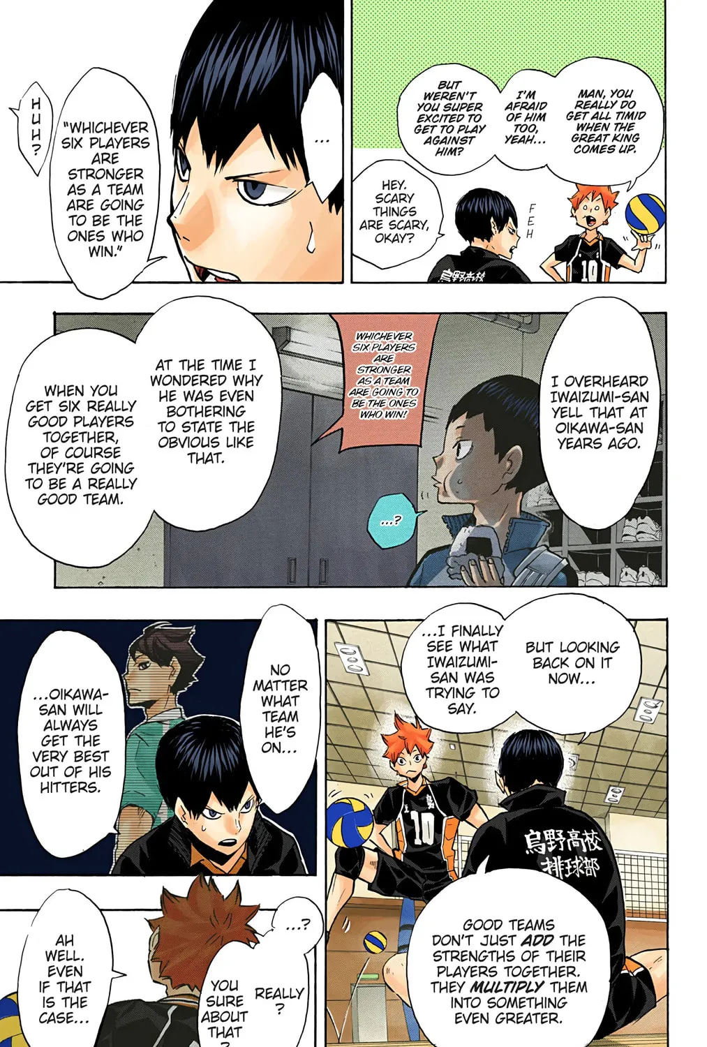 Read Haikyu!! (Official Colored) (Colored) chapter 128 image 30 on Lezhin