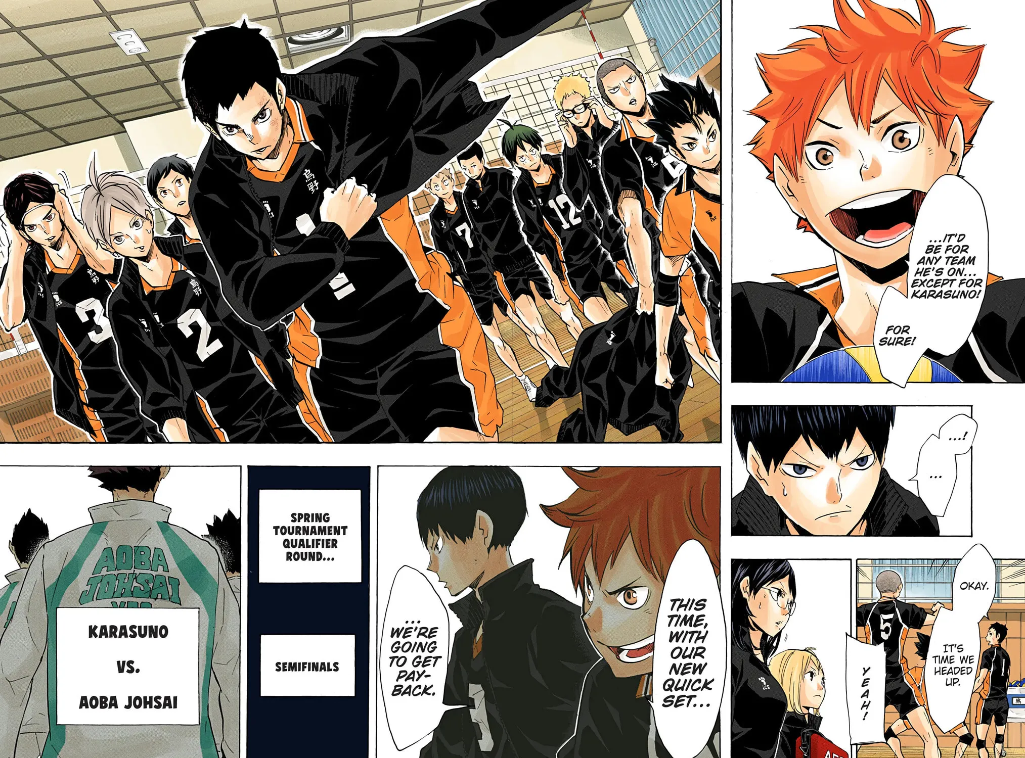 Read Haikyu!! (Official Colored) (Colored) chapter 128 image 32 on Lezhin
