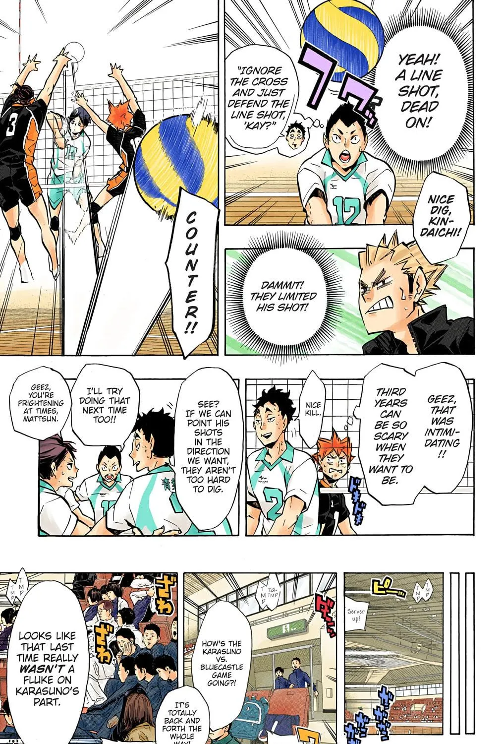 Read Haikyu!! (Official Colored) (Colored) chapter 131 image 16 on Lezhin