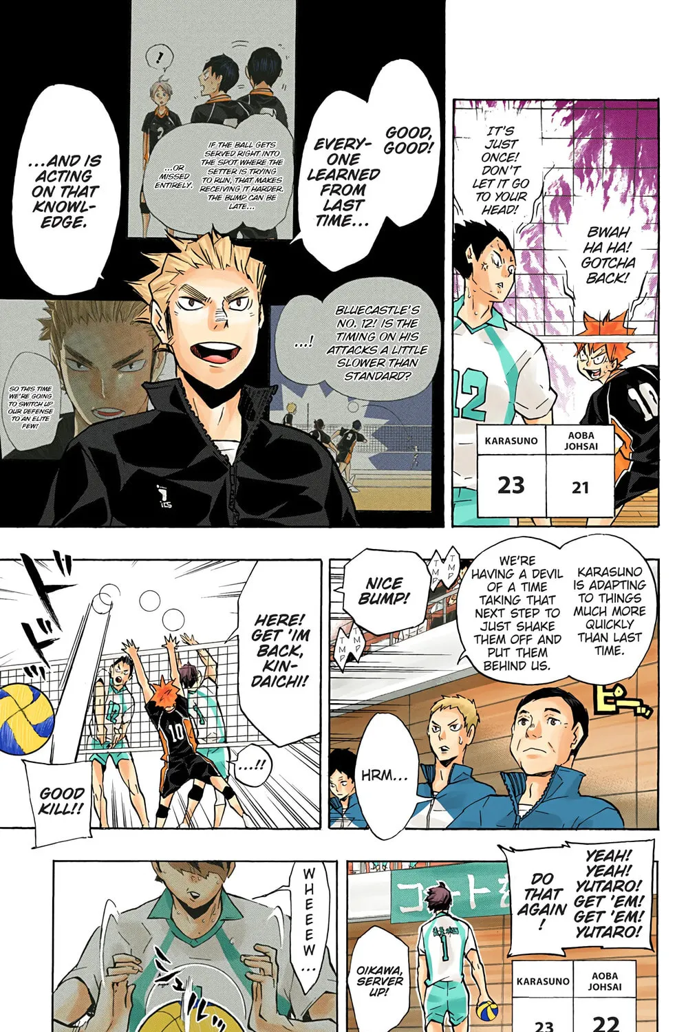 Read Haikyu!! (Official Colored) (Colored) chapter 131 image 20 on Lezhin